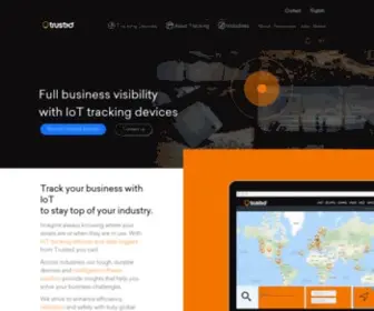 TrustedGlobal.com(Tracking data for businesses across industries) Screenshot