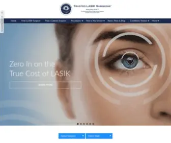 Trustedlasiksurgeons.com(Trusted LASIK Surgeons) Screenshot