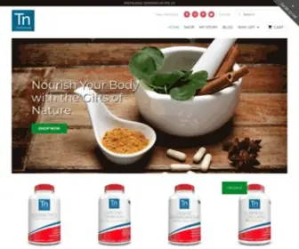 Trustednutrients.com(All Natural Vitamins & Supplements) Screenshot