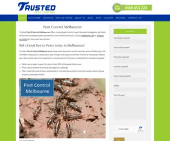 Trustedpestcontrol.com.au(Pest Control Perth) Screenshot