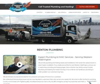 Trustedplumbingheating.com(Renton Plumbing) Screenshot