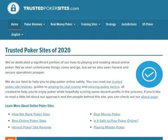 Trustedpokersites.com Screenshot