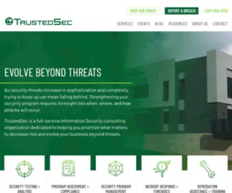Trustedsec.com(Cybersecurity) Screenshot