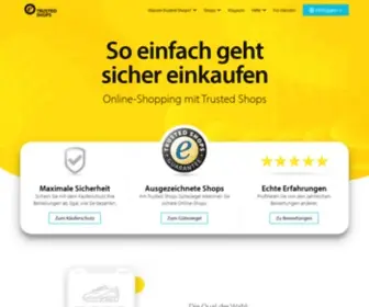 Trustedshops.de(Online-Shopping mit Trusted Shops) Screenshot