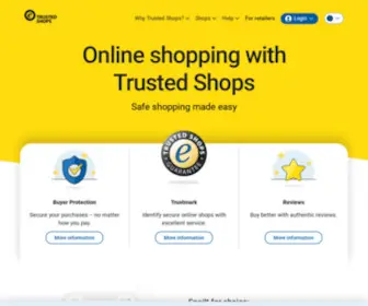 Trustedshops.eu(Online shopping with Trusted Shops) Screenshot