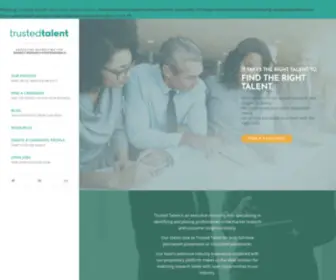 Trustedtalentmr.com(Trusted Talent) Screenshot