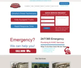 Trusteyman.com(Eyman Plumbing Heating & Air) Screenshot