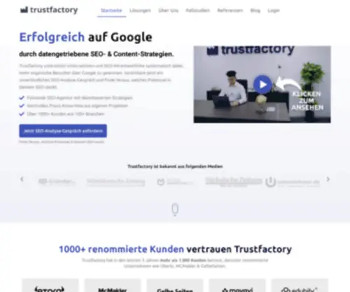 Trustfactory.de(Trustfactory) Screenshot