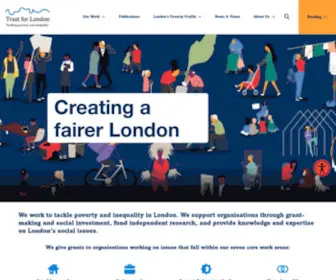 Trustforlondon.org.uk(London Poverty & Inequality) Screenshot