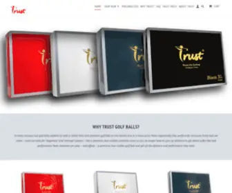 Trustgolfball-USA.com(Trust Golf USA) Screenshot