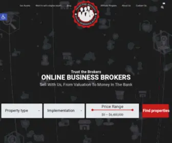 Trusthebrokers.com(Trust the Brokers) Screenshot