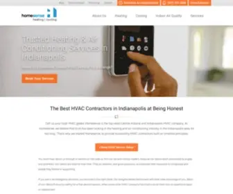Trusthomesense.com(Local Indianapolis Heating & Air Conditioning) Screenshot