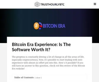 Trusthourlybtc.com(Now that bitcoin trading) Screenshot