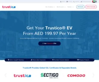 Trustico.ae(Buy SSL Certificates from Trustico®) Screenshot