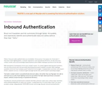 Trustid.com(Inbound Authentication Solutions) Screenshot