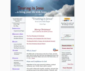Trusting-IN-Jesus.com(Trusting in Jesus) Screenshot