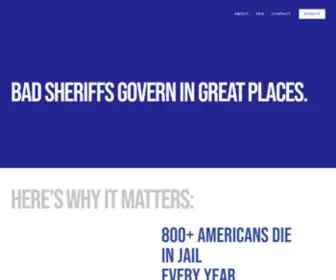 Trustingsheriffs.org(Sheriffs for Trusting Communities) Screenshot