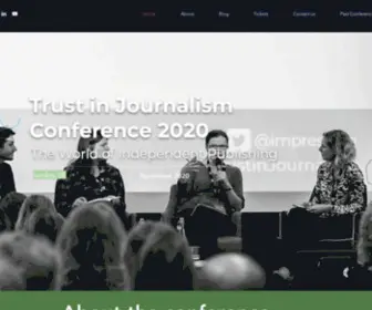 Trustinjournalism.co.uk(The Trust in Journalism Conference) Screenshot