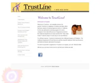Trustline.org(Trustline) Screenshot