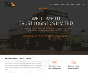 Trustlogistics.com.gh(Trust Logistics) Screenshot