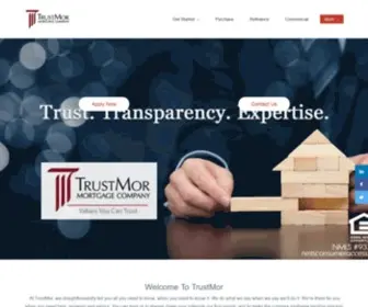 Trustmorhomeloans.com(TrustMorHomeLoans) Screenshot