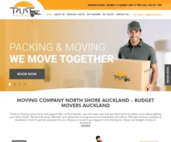 Trustmovers.co.nz(Packers and Movers North Shore Auckland) Screenshot