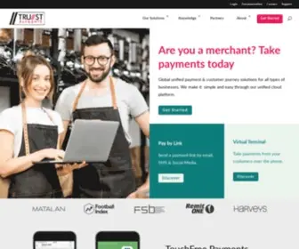 Trustpayments.com(We make commerce easy. Trust Payments) Screenshot