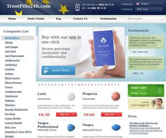 Trustpills24H.com(Get all the medicine you need for less) Screenshot