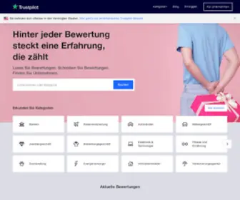 Trustpilot.de(Erleben Sie die Power von Kundenbewertungen) Screenshot