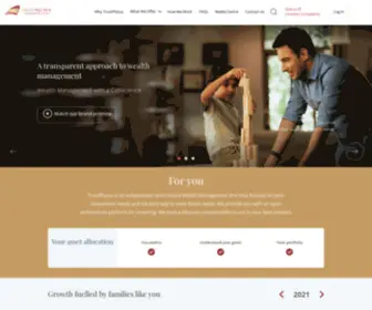 Trustplutus.com(Wealth management services) Screenshot