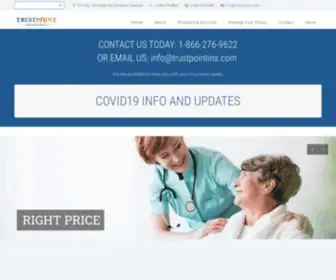 Trustpointins.com(Trustpoint Insurance) Screenshot