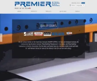 Trustpremier.com(Premier Steel Doors and Frames) Screenshot