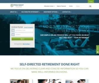 Trustprovident.com(Self Directed IRA Custodian & Administrator for Alternative Asset Custody) Screenshot