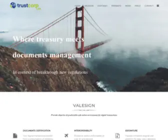 Trustseed.com(TrustCorp Lux) Screenshot