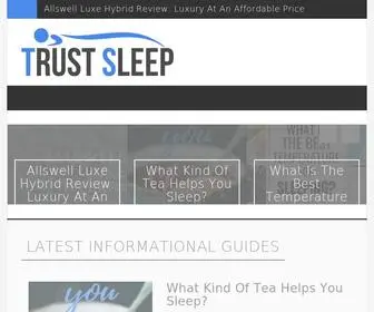 Trustsleep.com(Trust Sleep) Screenshot