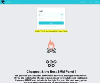 Trustsmmpanel.com(World Cheapest SMM Panel) Screenshot