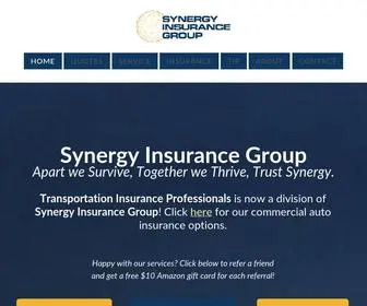 Trustsynergy.com(Synergy Insurance Group) Screenshot