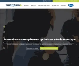Trustteam.fr(Prestataire Informatique Lorraine et Alsace) Screenshot
