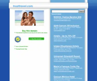 Trusttravel.com(Domain Details Page) Screenshot