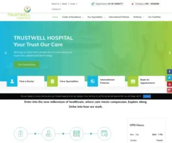 Trustwellhospitals.com(Trustwellhospitals) Screenshot