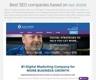 Trustworthyseocompany.com(Trustworthy SEO Company) Screenshot