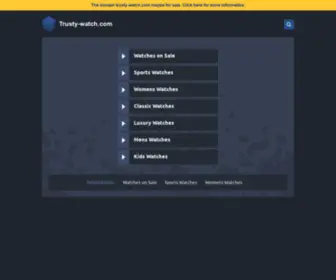 Trusty-Watch.com(Trusty Time Online Store) Screenshot