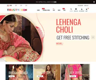 Trustycoon.com(Specialist of Designer lehenga) Screenshot