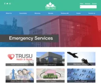 Trusu.ca(The Thompson Rivers University Students' Union) Screenshot