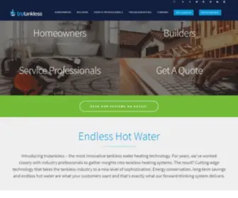 Trutankless.com(Electric Tankless Water Heater Manufacturers) Screenshot