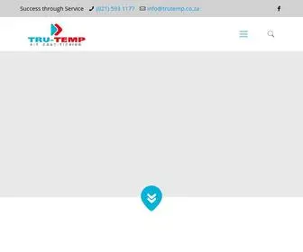 Trutemp.co.za(Tru-Temp Air Conditioning) Screenshot