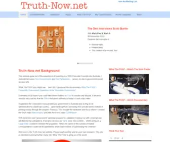 Truth-Now.net(ConstitutionAl Government) Screenshot