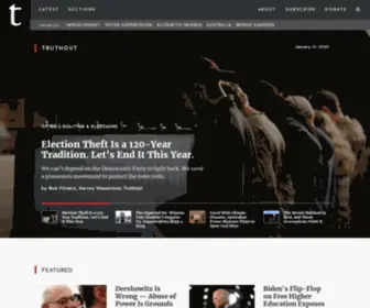 Truth-Out.org(Fearless, Independent News & Analysis) Screenshot