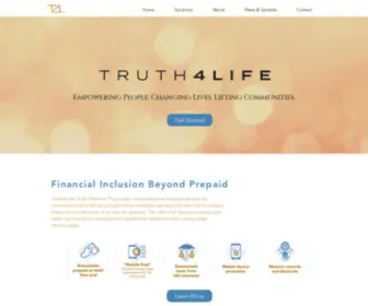 Truth4Life.io(Prepaid Debit Card With Insurance) Screenshot