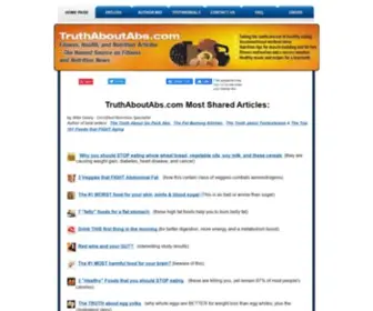 Truthaboutabs.com(5 Tips to Lose Stomach Fat) Screenshot